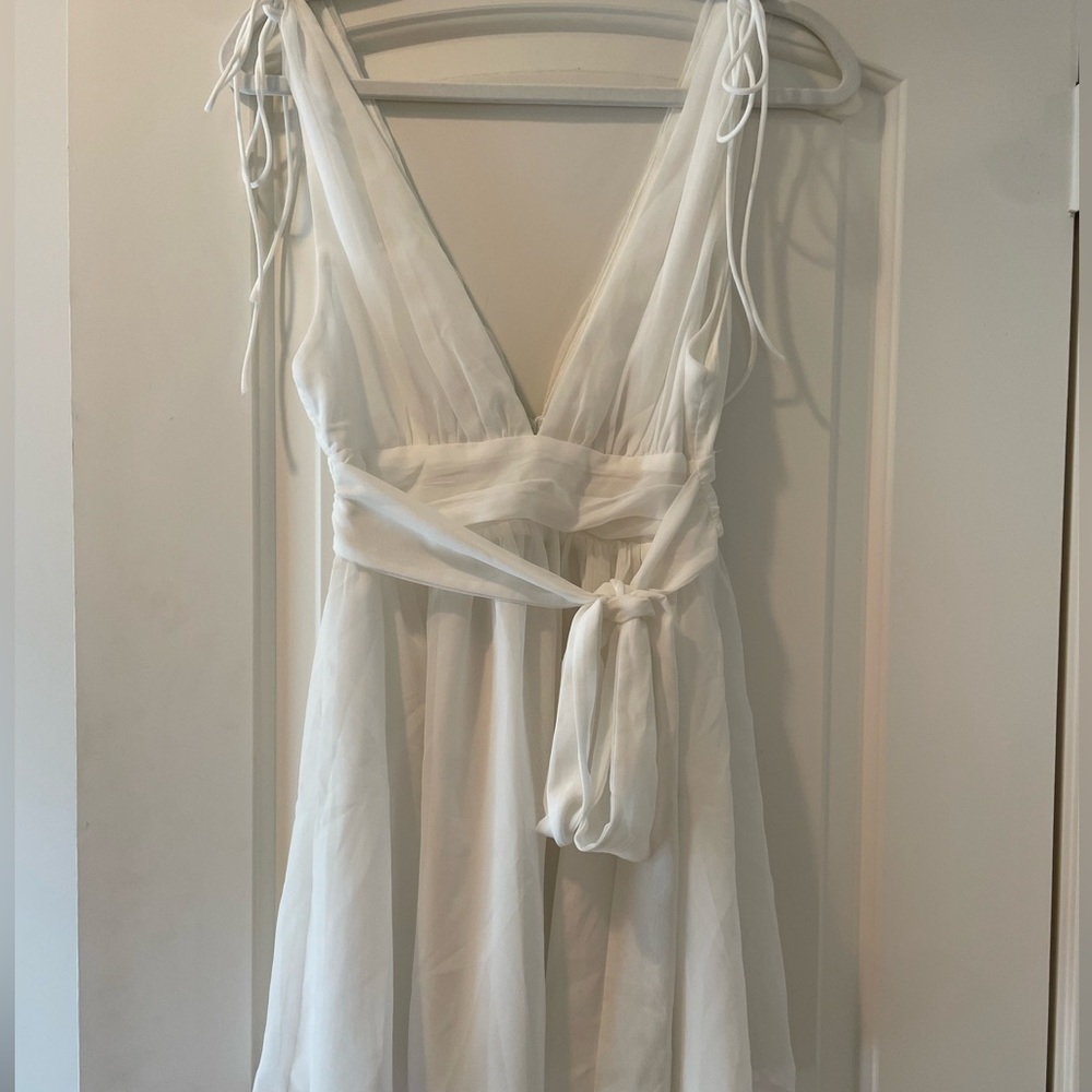 Ivory Chiffon Dress- Lucy in the Sky
